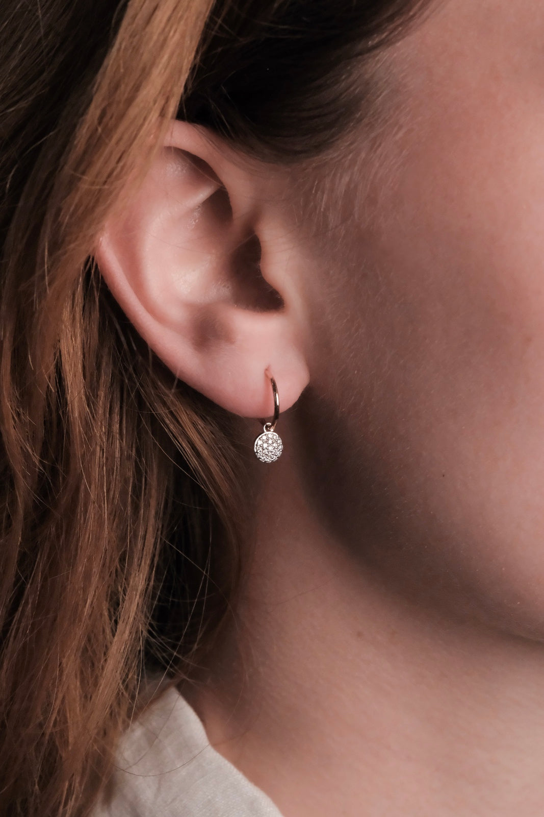 Esme - Runder Diamantanhänger 6mm