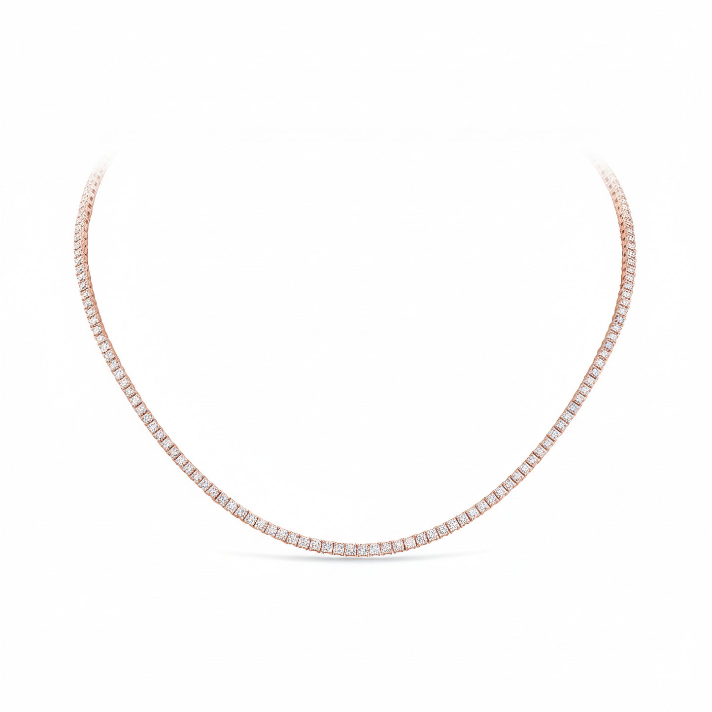 Tennis Diamant Collier 5.36 ct.