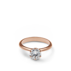 Oliver Heemeyer 1967® Solitär-Diamantring aus Rotgold 0.51 ct.