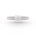 Oliver Heemeyer Cushion Solitär Diamant Ring Fancy 1.02ct.