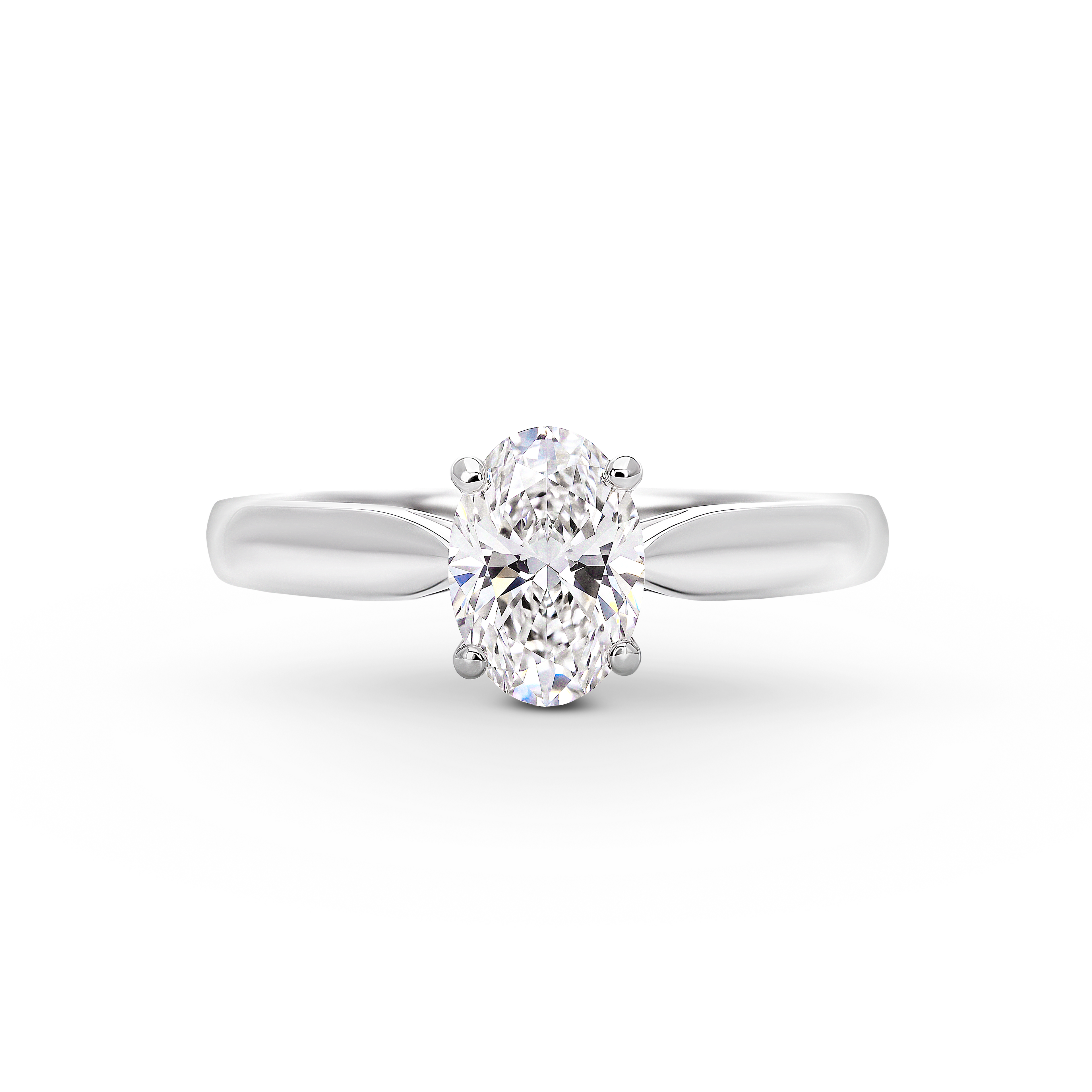 Oliver Heemeyer Oval Solitär Diamant Ring 0.81 ct.
