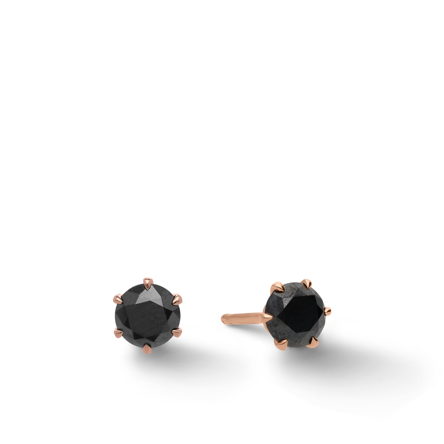 Schwarze Diamant-Ohrstecker 1,00 ct.