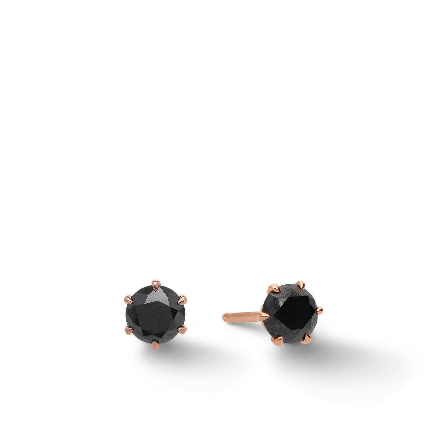 Schwarze Diamant-Ohrstecker 0,50 ct.