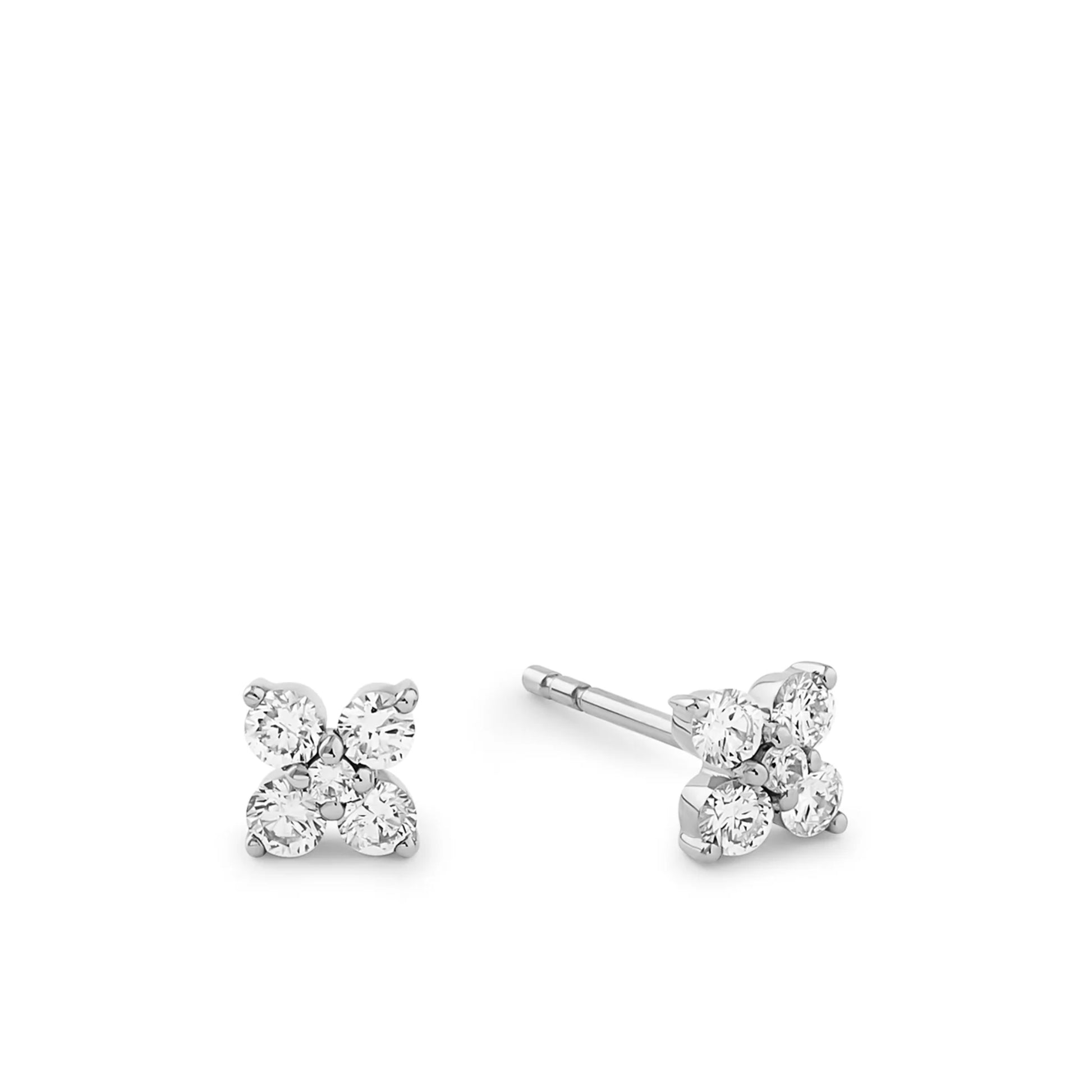 Blumenohrstecker 0.76ct.