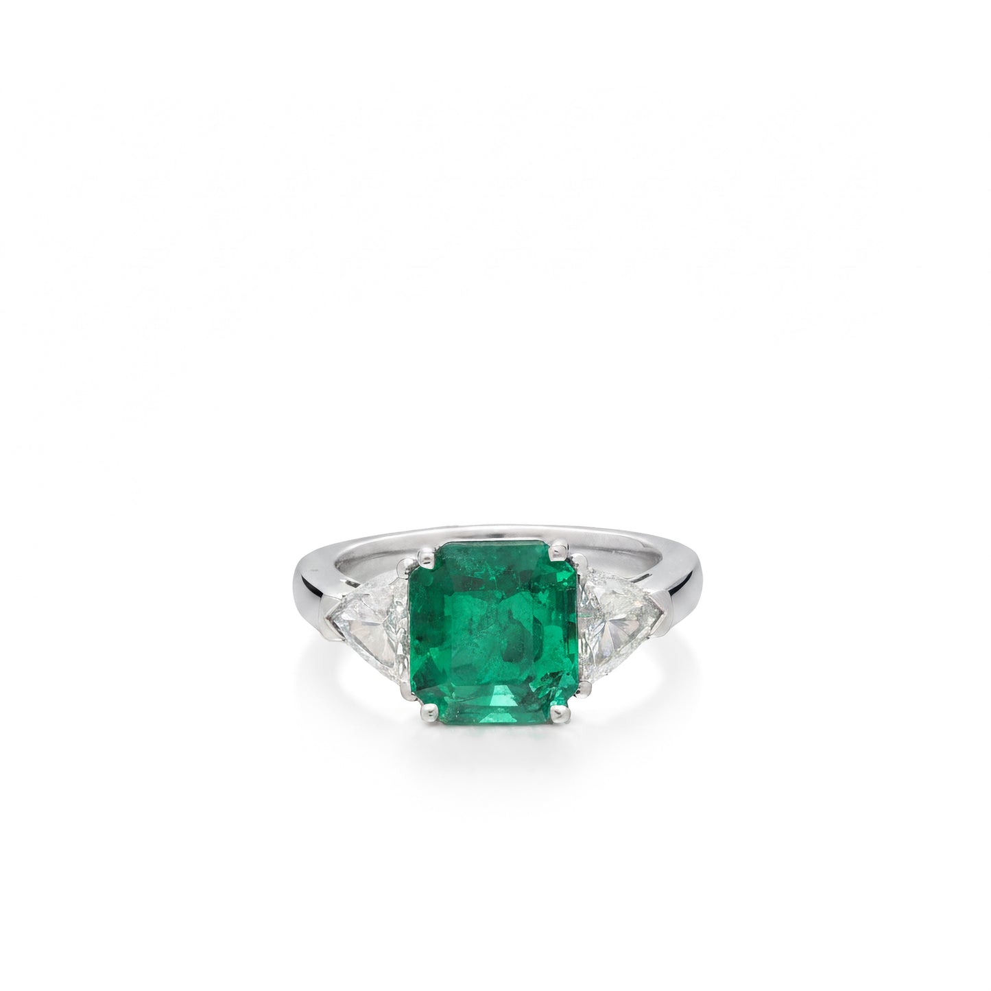 Colombia Emerald Diamond Ring