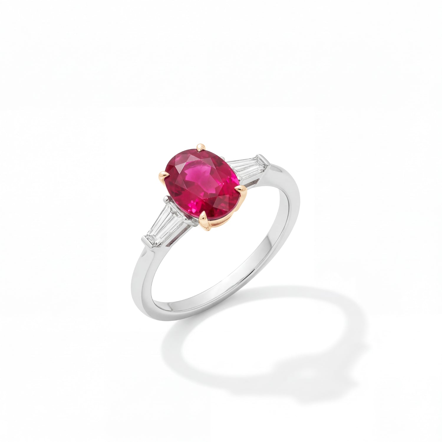 Rubin Diamant Ring