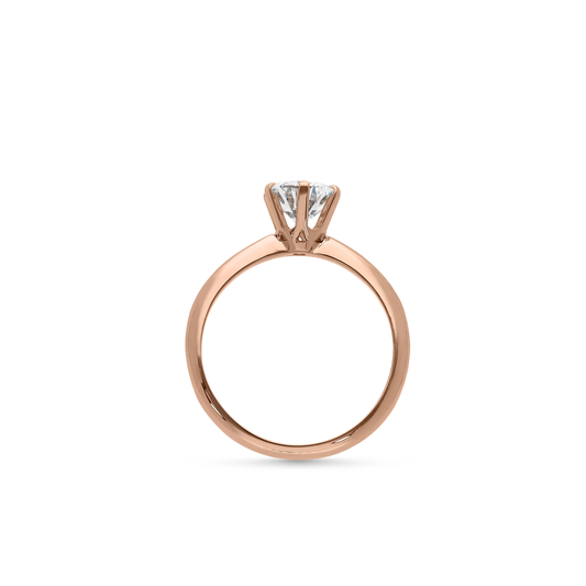 Oliver Heemeyer 1967® Solitaire Diamond Ring Rose Gold