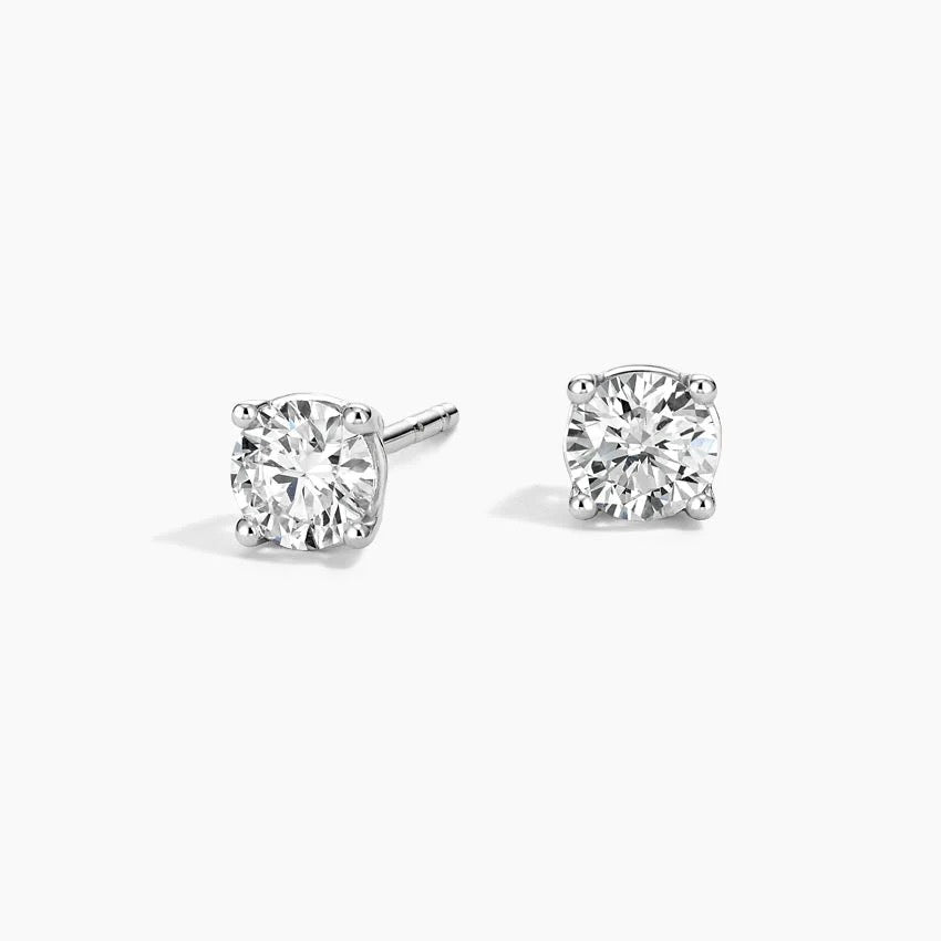 Solitär Diamant Ohrstecker ( 0.43 ct. / 0.42 ct.)