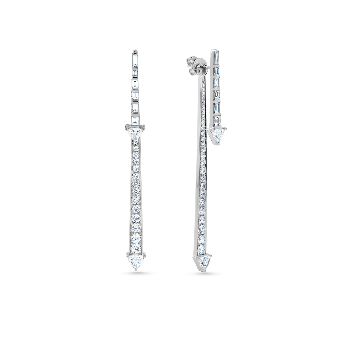 Tic Toc Diamond Earrings