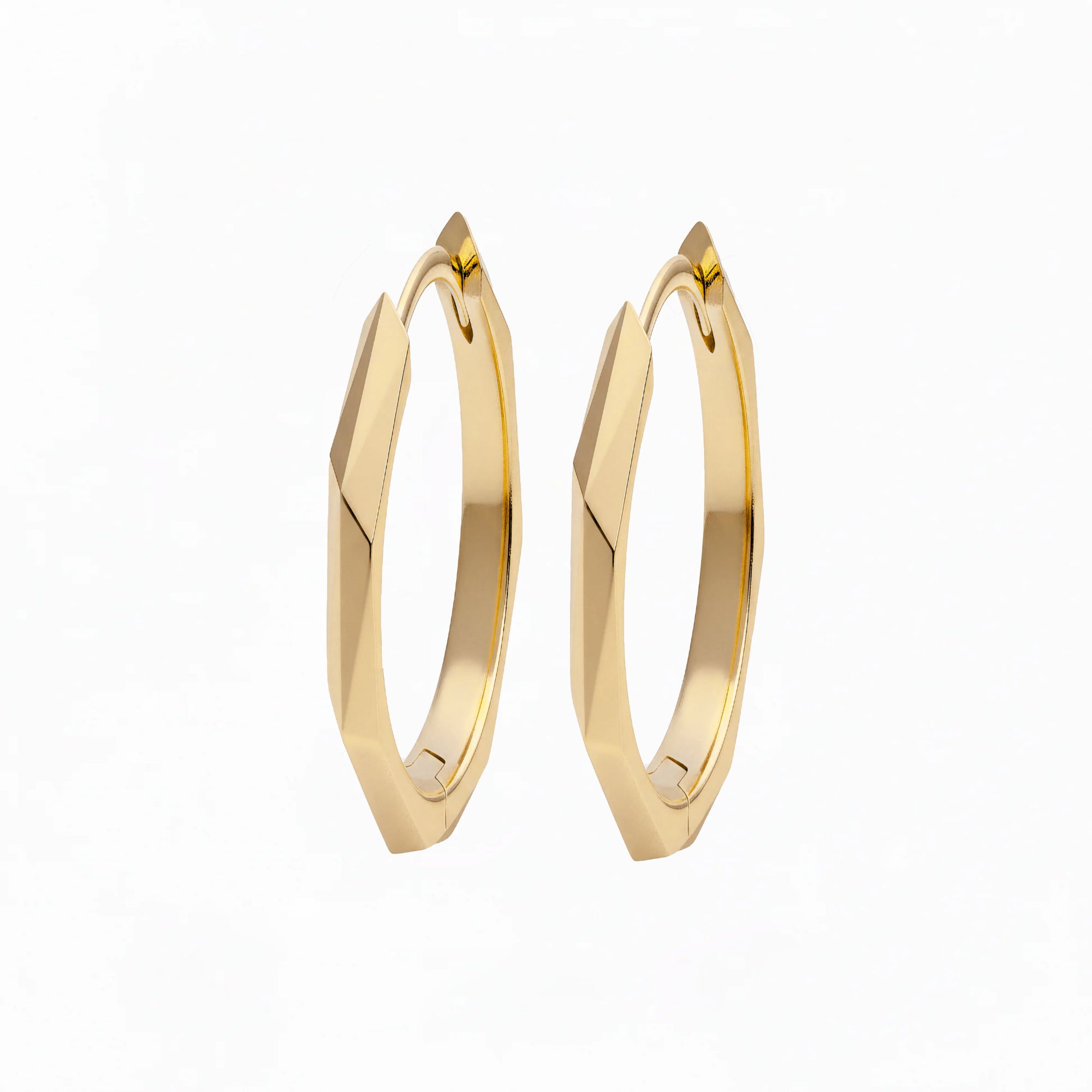 The Rock Gold Hoops 30mm