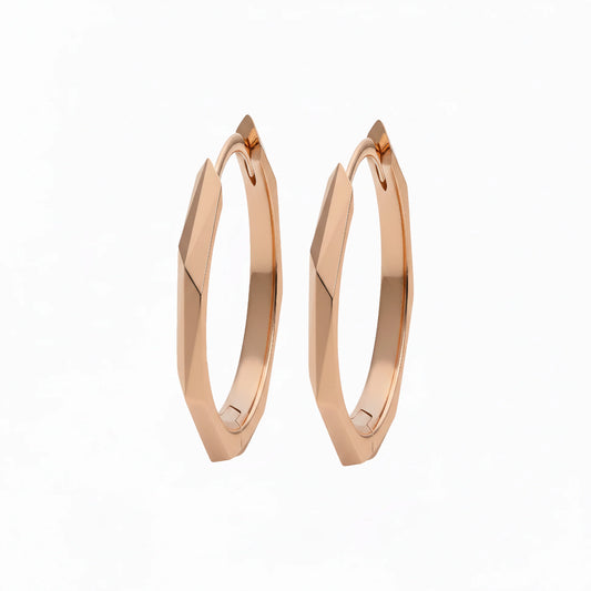 The Rock Gold Hoops 30mm