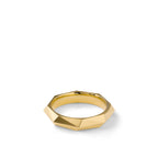 The Rock Gold Ring 4 mm