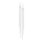 Wasserfall-Diamant-Ohrringe