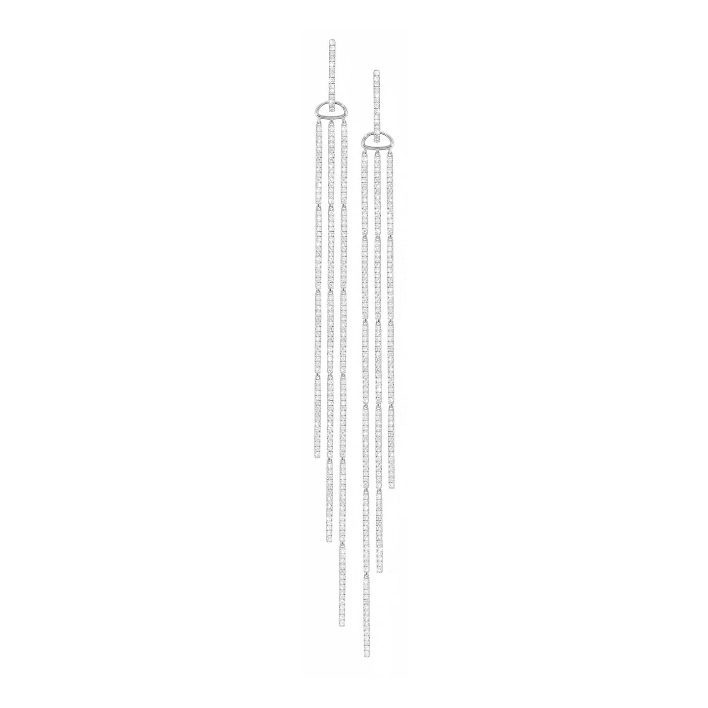 Waterfall Diamond Earrings Fancy
