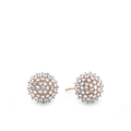 Oliver Heemeyer Abnora Diamond Ear Studs made of 18k rose gold.