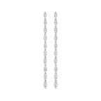 Oliver Heemeyer Avery Diamond Earrings made of 18k white gold.