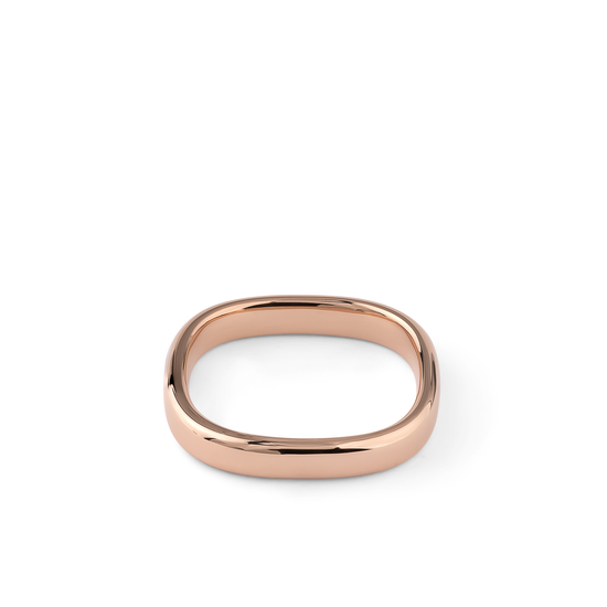 Oliver Heemeyer Bolero Wedding Band 3,0 mm made of 18k rose gold.