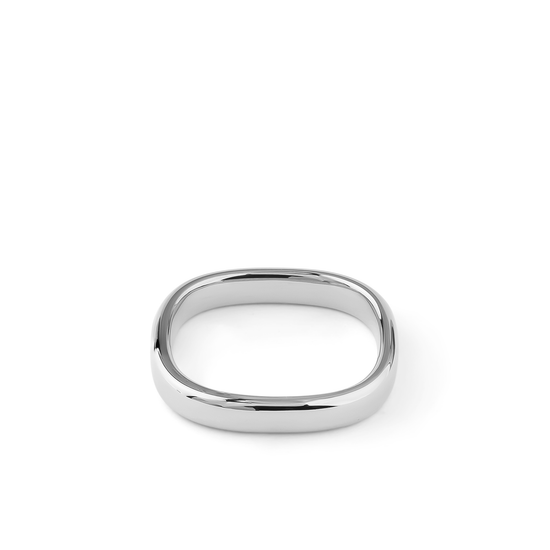 Oliver Heemeyer Bolero Wedding Band 3,0 mm made of 18k white gold.