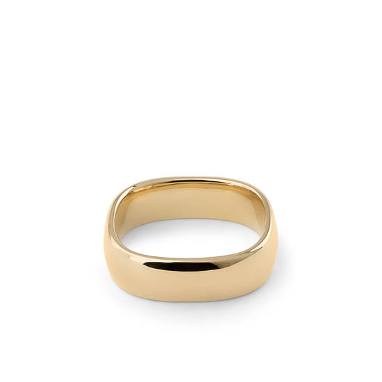 Oliver Heemeyer Bolero wedding band 5,0 mm made of 18k yellow gold.