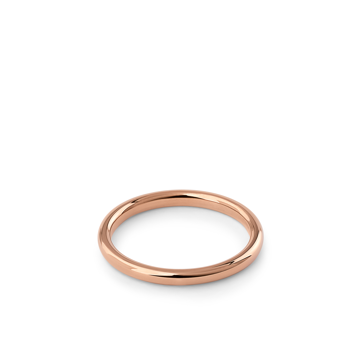 Oliver Heemeyer Bounce wedding band 2,0 mm made of 18k rose gold.