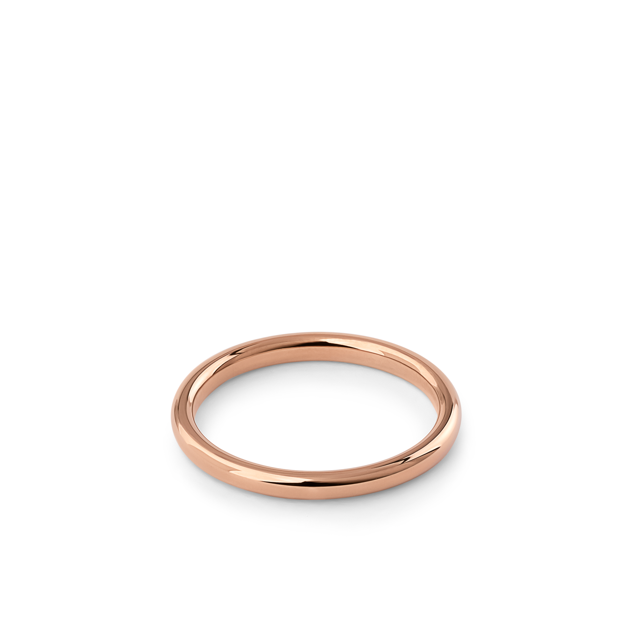 Oliver Heemeyer Bounce wedding band 2,0 mm made of 18k rose gold.