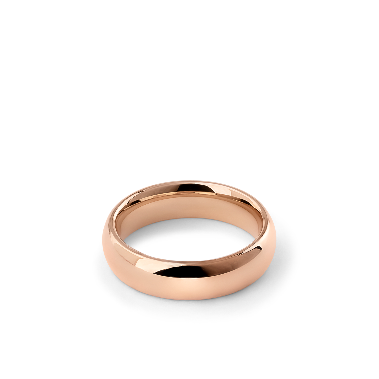 Oliver Heemeyer Bounce wedding band 6,0 mm made of 18k rose gold.