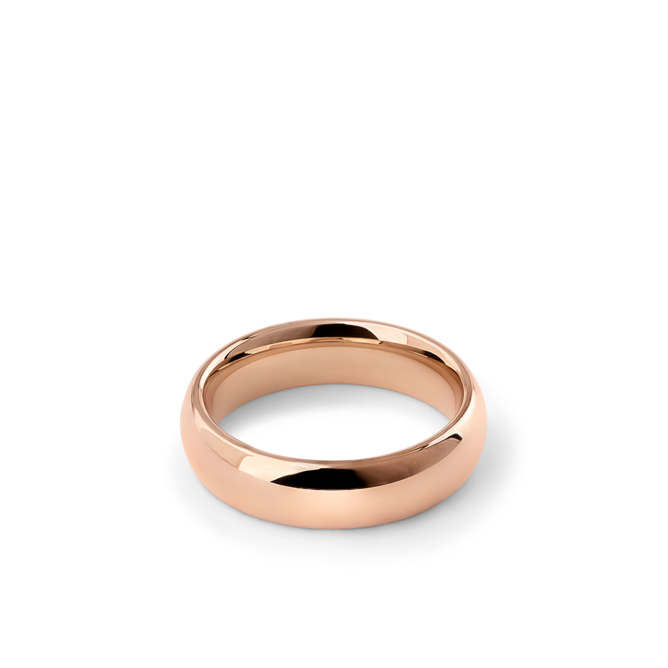 Oliver Heemeyer Bounce wedding band 6,0 mm made of 18k rose gold.