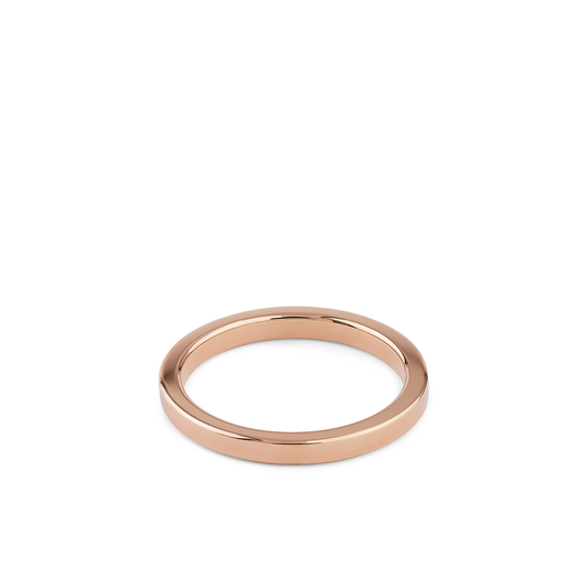 Oliver Heemeyer Sirius Wedding Band 2,5 mm made of 18k rose gold.