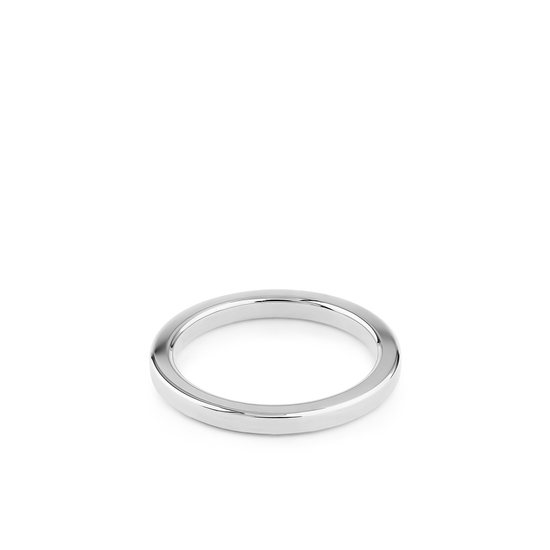 Oliver Heemeyer Sirius Wedding Band 2,0 mm made of 18 white gold.