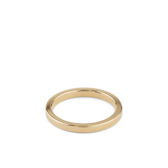 Oliver Heemeyer Sirius Wedding Band 2,5 mm made of 18k yellow gold.