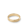 Oliver Heemeyer Callisto wedding band 4,5 mm made of 18k yellow gold.