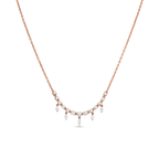 Oliver Heemeyer Clara diamond necklace made of 18k rose gold.