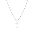 Oliver Heemeyer diamond cross necklace fancy 0.50 ct. made of 18k white gold.