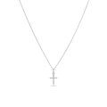 Oliver Heemeyer diamond cross pendant 10,0 mm made of 18k white gold.