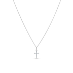 Oliver Heemeyer diamond cross pendant 10,0 mm made of 18k white gold.