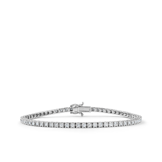 Oliver Heemeyer diamond tennis bracelet 2.0 ct. made of 18k white gold.