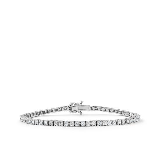 Oliver Heemeyer diamond tennis bracelet 2.0 ct. made of 18k white gold.