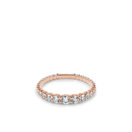 Oliver Heemeyer Dragon diamond ring in 18k rose gold.