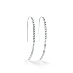 Oliver Heemeyer Ella Diamond Earrings Fancy in 18k white gold.