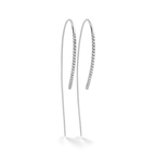 Oliver Heemeyer Ella Diamond Earrings in 18k white gold.