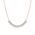 Oliver Heemeyer Emma diamond necklace made of 18k rose gold.