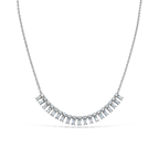Oliver Heemeyer Emma diamond necklace made of 18k white gold.