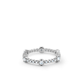 Oliver Heemeyre Étoile diamond ring made of 18k white gold.