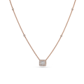 Oliver Heemeyer Harper diamond necklace fancy made of 18k rose gold.