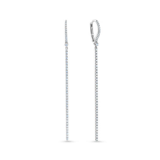 Oliver Heemeyer Helen diamond earrings made of 18k white gold.