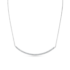 Oliver Heemeyer Holly diamond necklace made of 18k white gold.