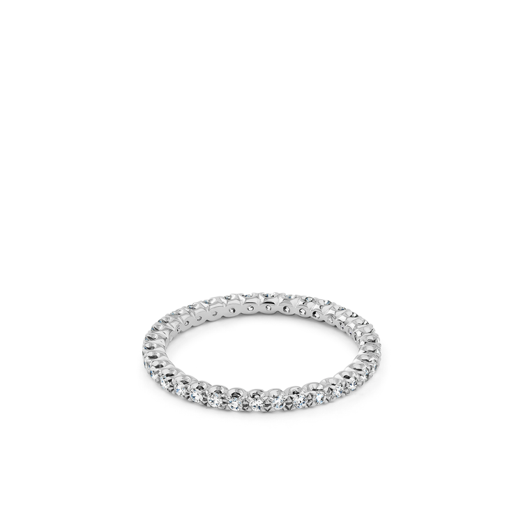 Oliver Heemeyer Holly Eternity Diamond Ring FC No. 1 made of 18k white gold.