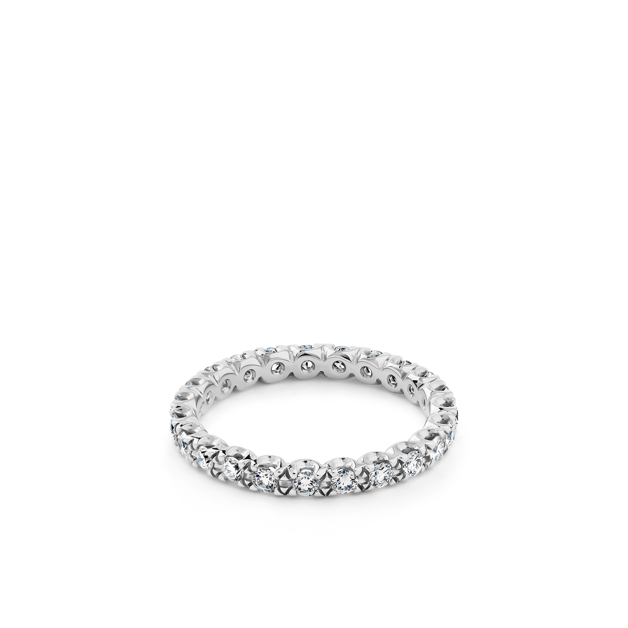 Oliver Heemeyer Holly Eternity Diamond Ring FC No. 2 made of 18k white gold.