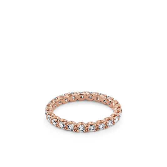 Oliver Heemeyer Holly Eternity Diamond Ring FC No. 2 made of 18k rose gold.