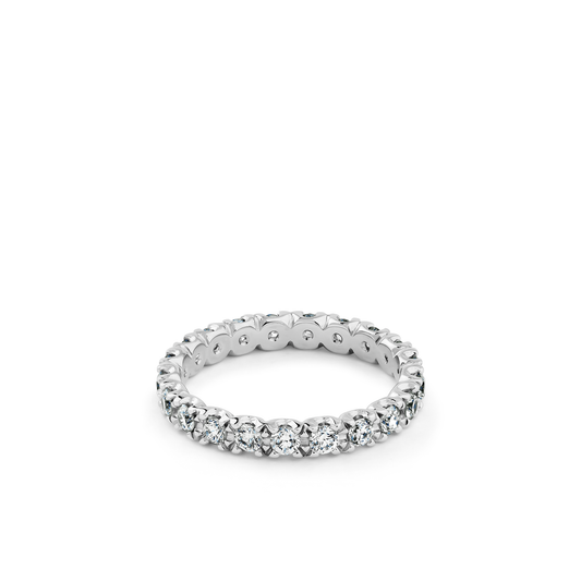 Oliver Heemeyer Holly Eternity Diamond Ring FC No. 3 made of 18k white gold.